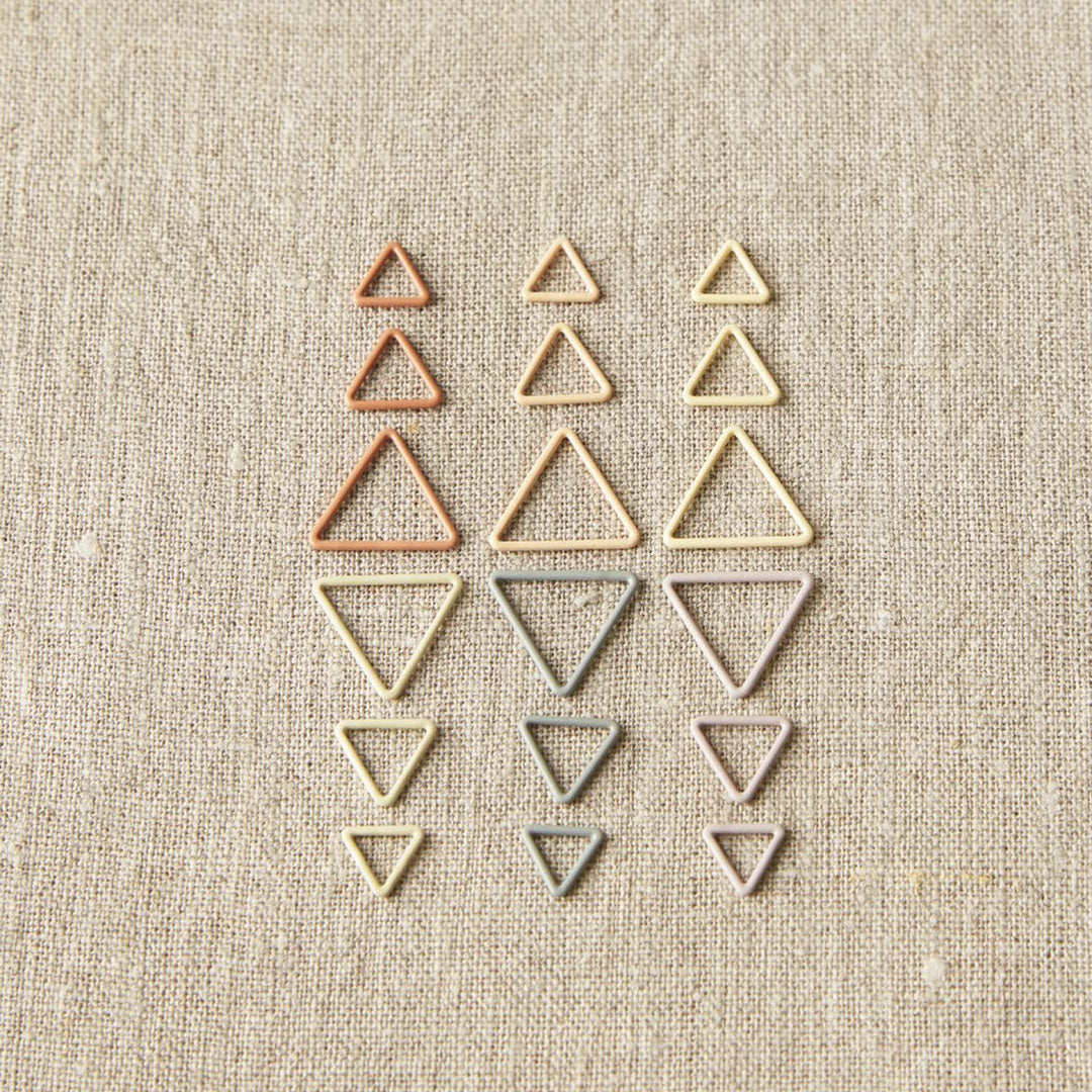 Cocoknits silmukkamerkit Triangle Earth Tones – 54 kpl