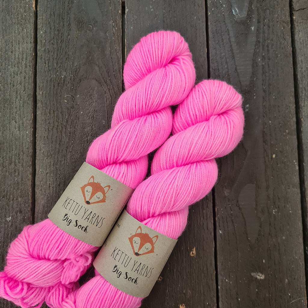 Kettu Yarns - Big Sock - Bubblegum - 100 g