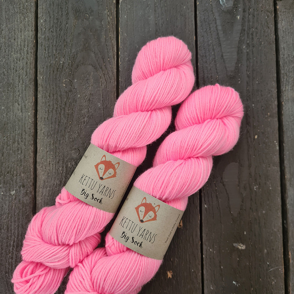 Kettu Yarns - Big Sock - Frozen Watermelon - 100 g