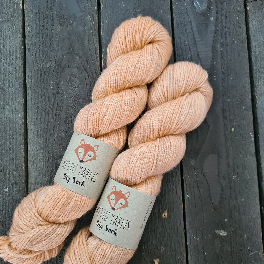 Kettu Yarns - Big Sock - Pink Sand - 100 g