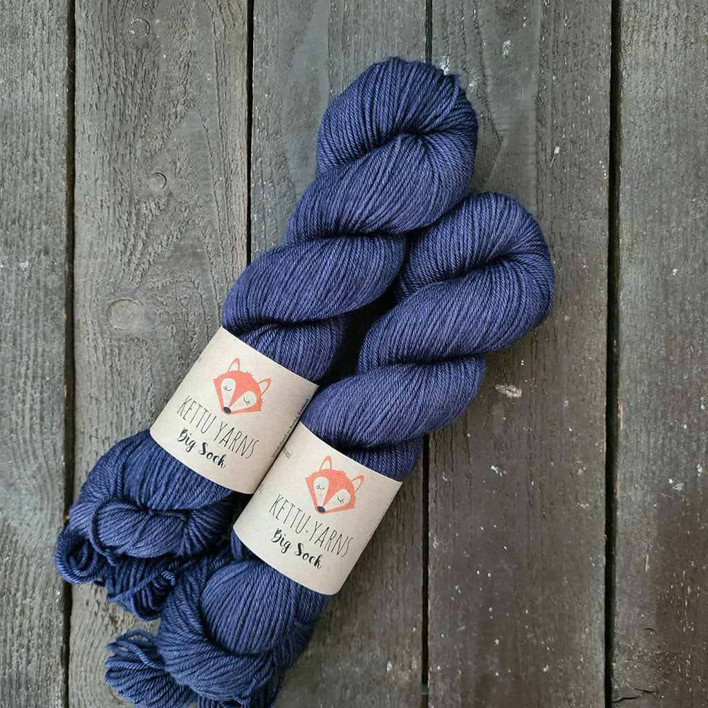 Kettu Yarns - Big Sock - Suddenly Navy - 100 g