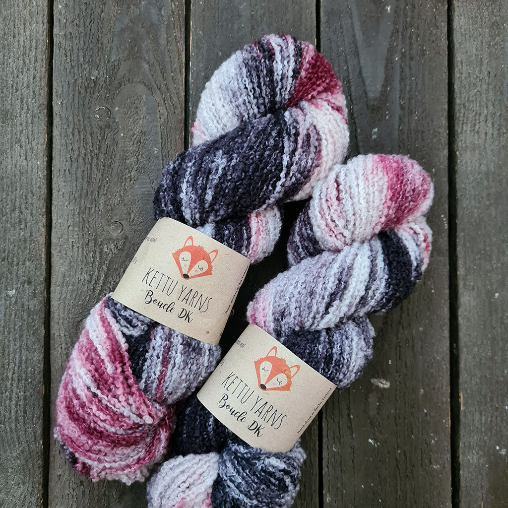 Kettu Yarns - Boucle DK - Smoky Rose - 100 g