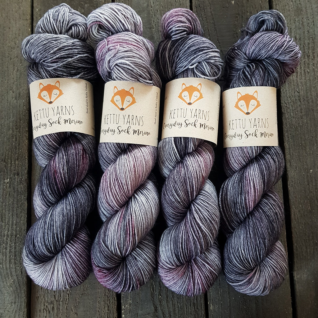 Kettu Yarns - Everyday Sock Merino - Smoky Rose - 100 g