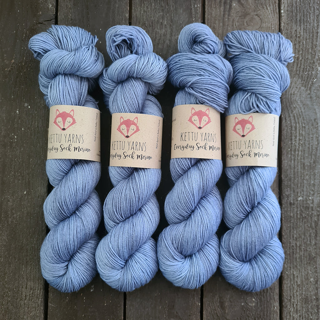 Kettu Yarns - Everyday Sock Merino - Yöton yö - 100 g