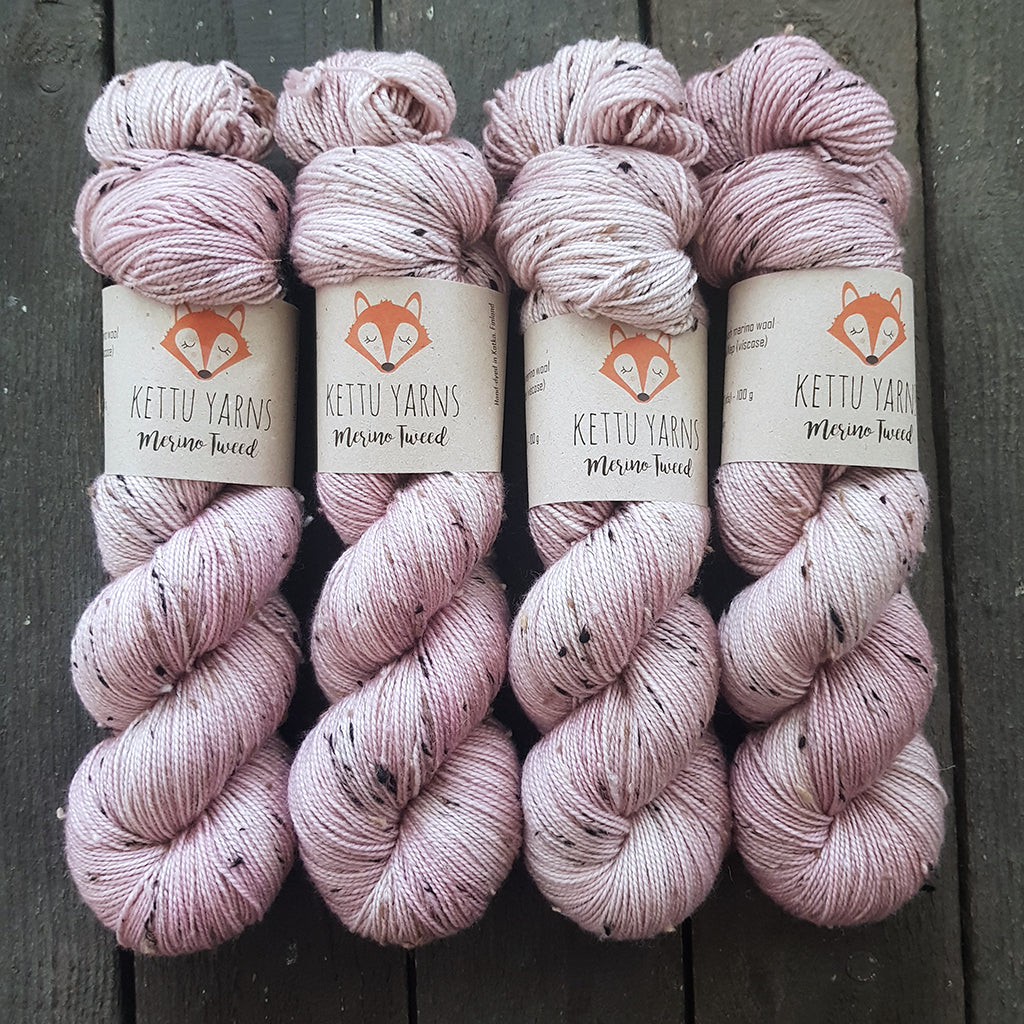 Kettu Yarns - Merino Tweed - Dusty Rose - 100 g