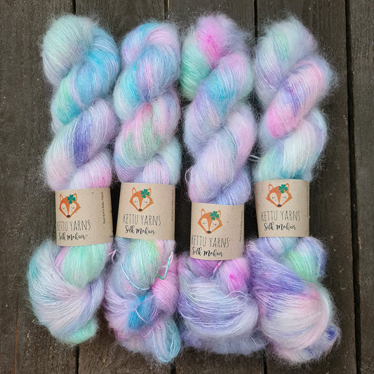 Kettu Yarns - Silk Mohair - Garden Graffiti - 50 g