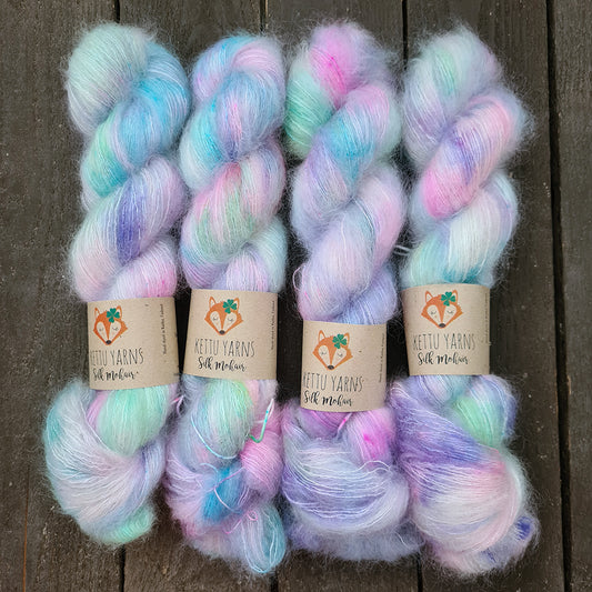 Kettu Yarns - Silk Mohair - Garden Graffiti - 50 g