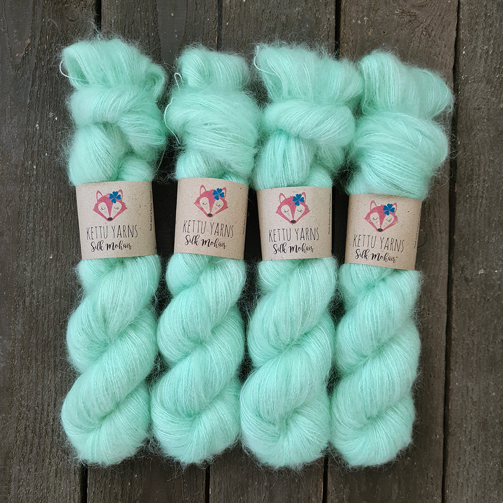 Kettu Yarns - Silk Mohair - Mint - 50 g