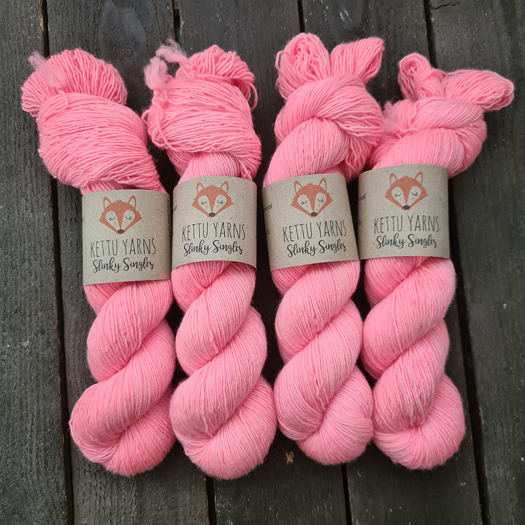 Kettu Yarns - Slinky Singles - Frozen Watermelon - 100 g