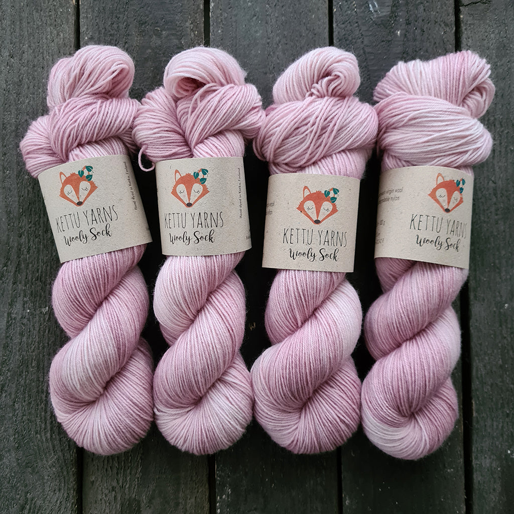 Kettu Yarns - Wooly Sock - Dusty Rose - 100 g