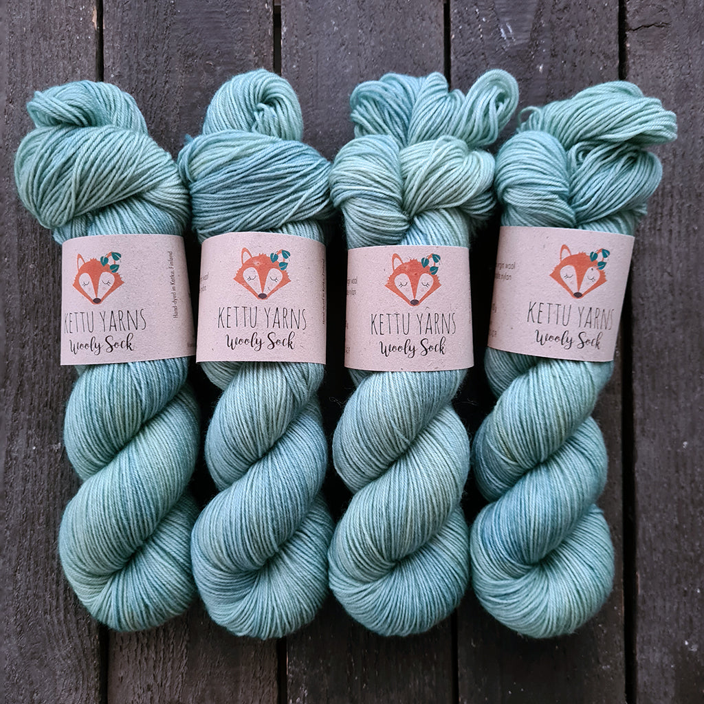 Kettu Yarns - Wooly Sock - Sage - 100 g