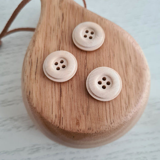 Wooden button - Oak - 20 mm