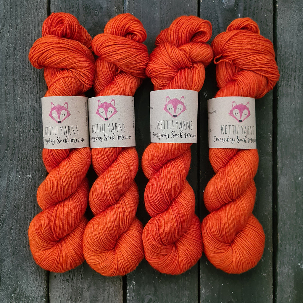 Kettu Yarns - Everyday Sock Merino - Flavours of Fall - 100 g