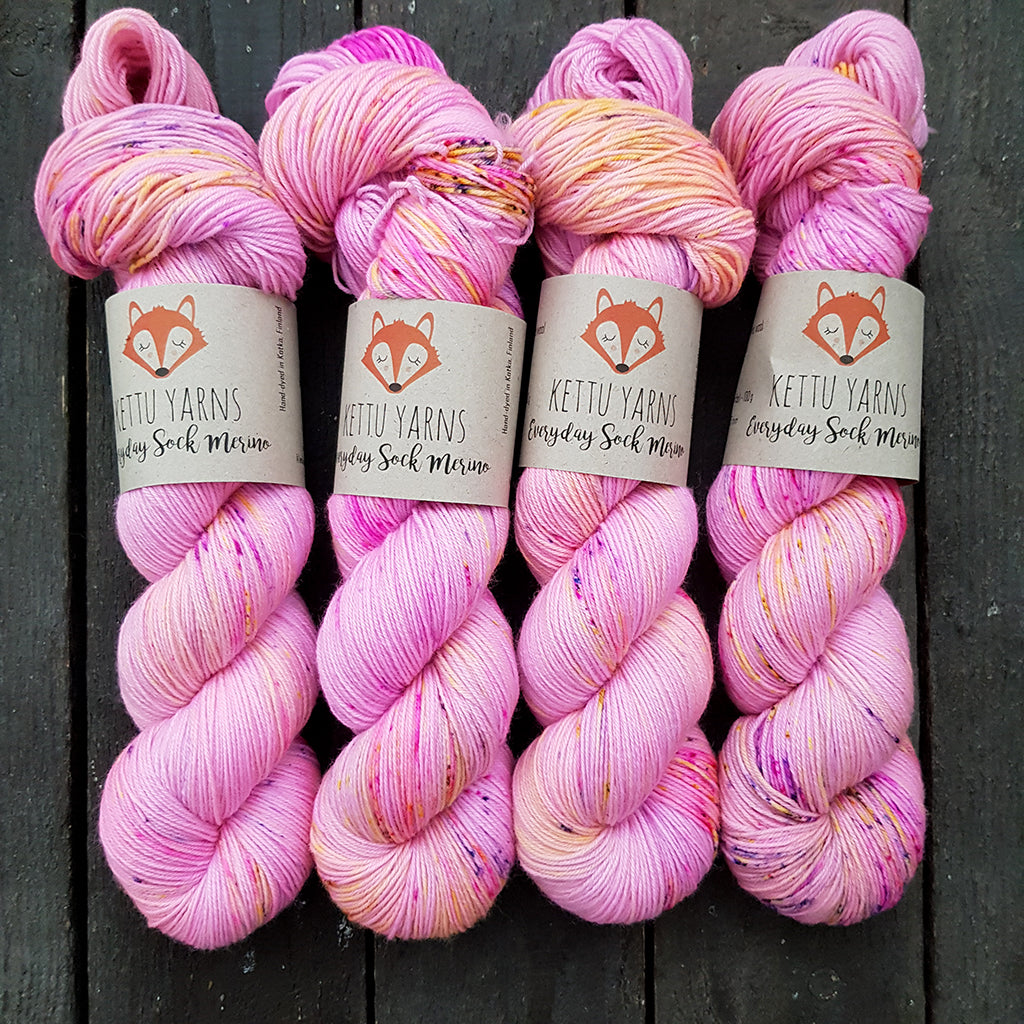 Kettu Yarns - Everyday Sock Merino - Flower Child - 100 g