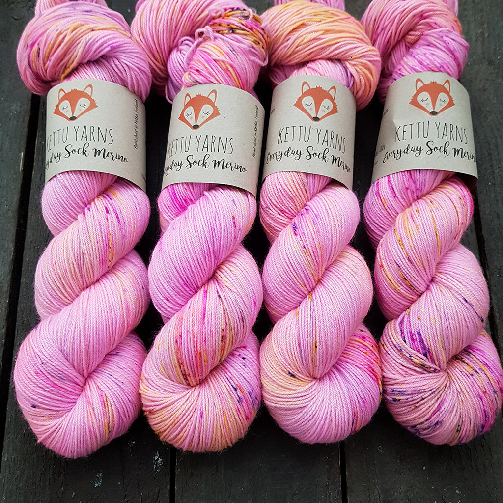 Kettu Yarns - Everyday Sock Merino - Flower Child - 100 g