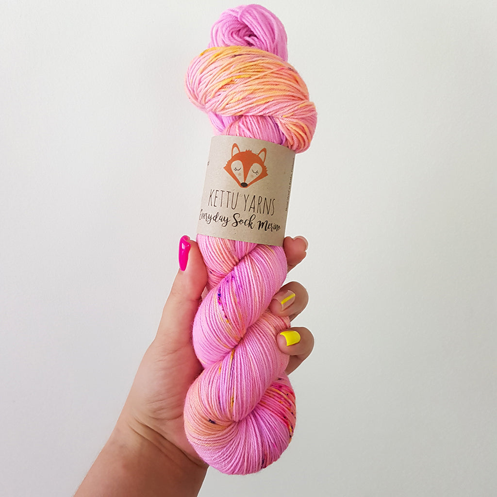 Kettu Yarns - Everyday Sock Merino - Flower Child - 100 g