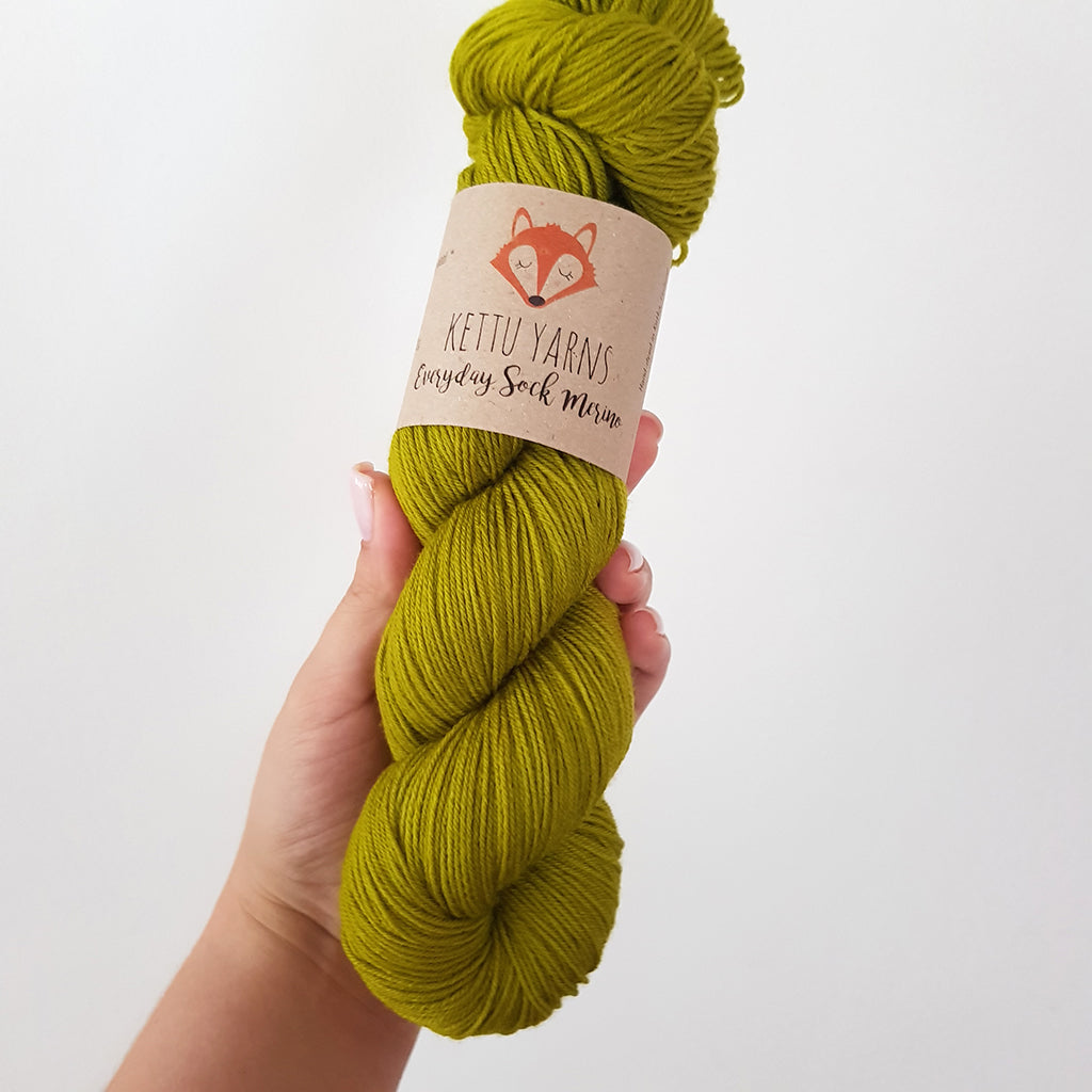 Kettu Yarns - Everyday Sock Merino - Olive You So Much - 100 g