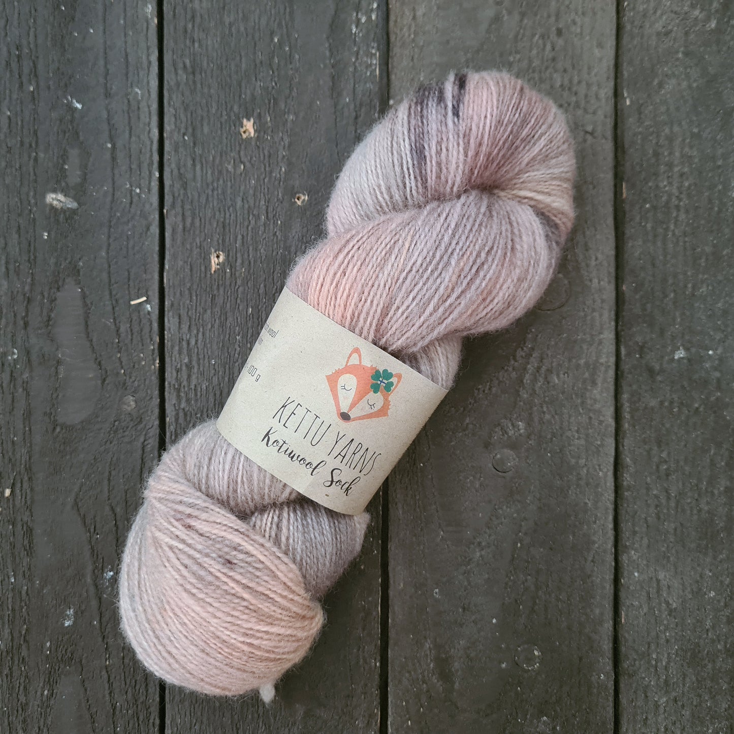 Kettu Yarns - Kotiwool Sock - Värileikki 7 - 100 g