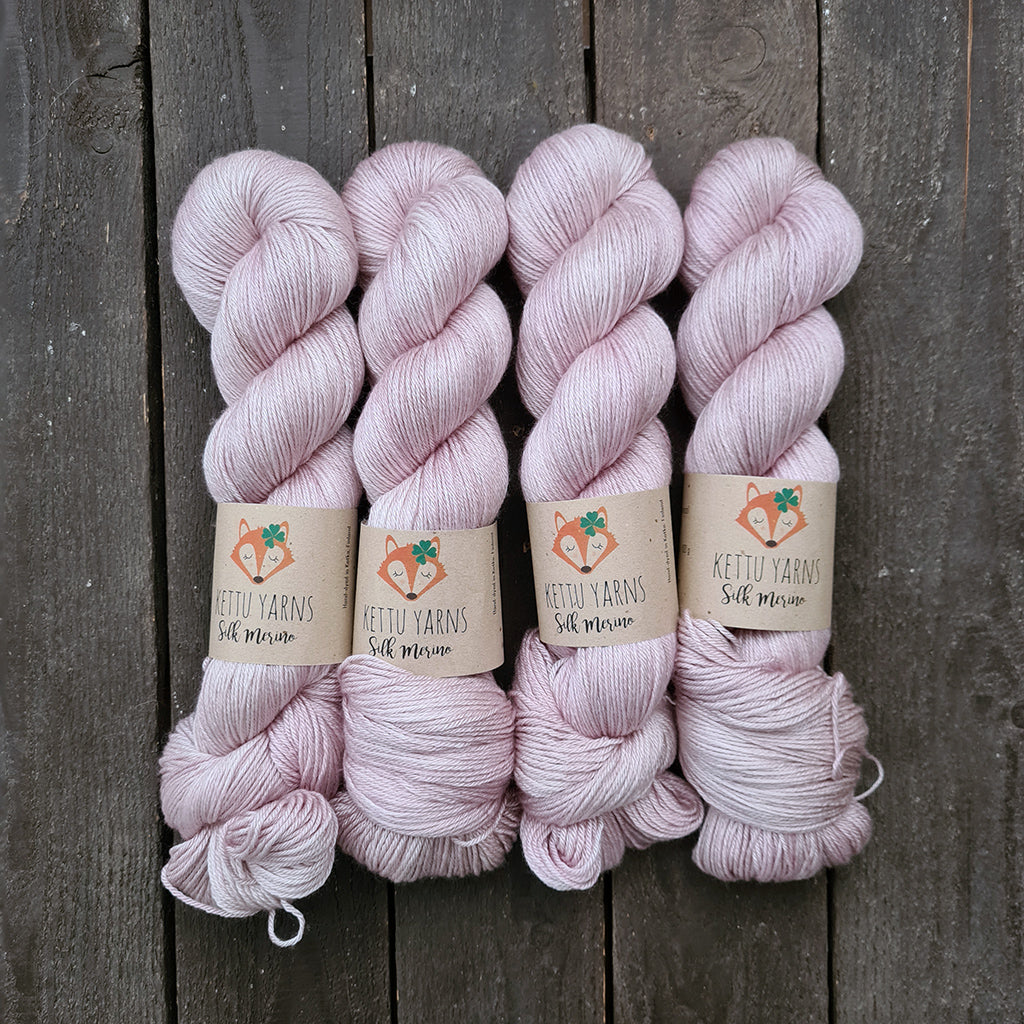 Kettu Yarns - Silk Merino - Oyster - 100 g