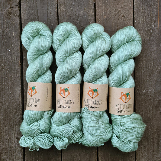 Kettu Yarns - Silk Merino - Sage - 100 g