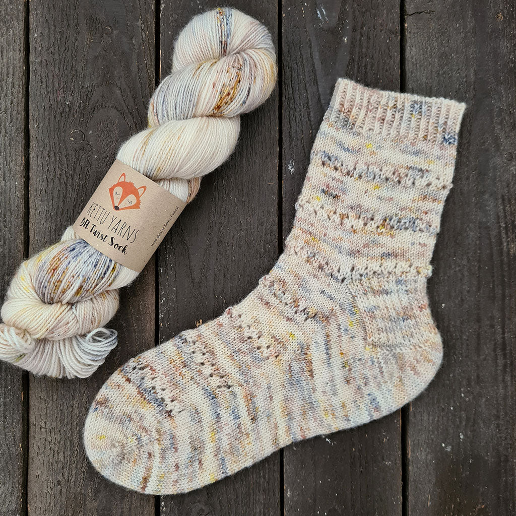 Kettu Yarns - BFL Twist Sock - Riverbed - 100 g