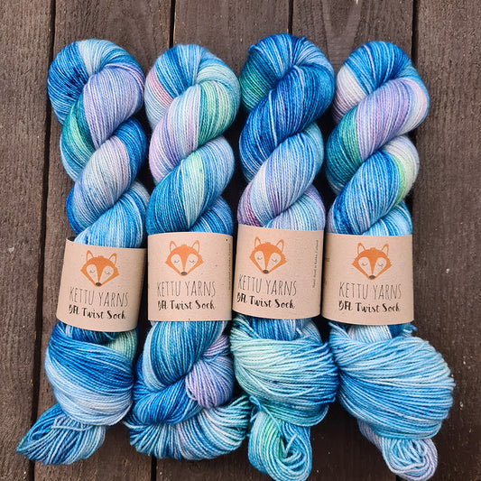 Kettu Yarns - BFL Twist Sock - Lucky Skein #386 - 100 g