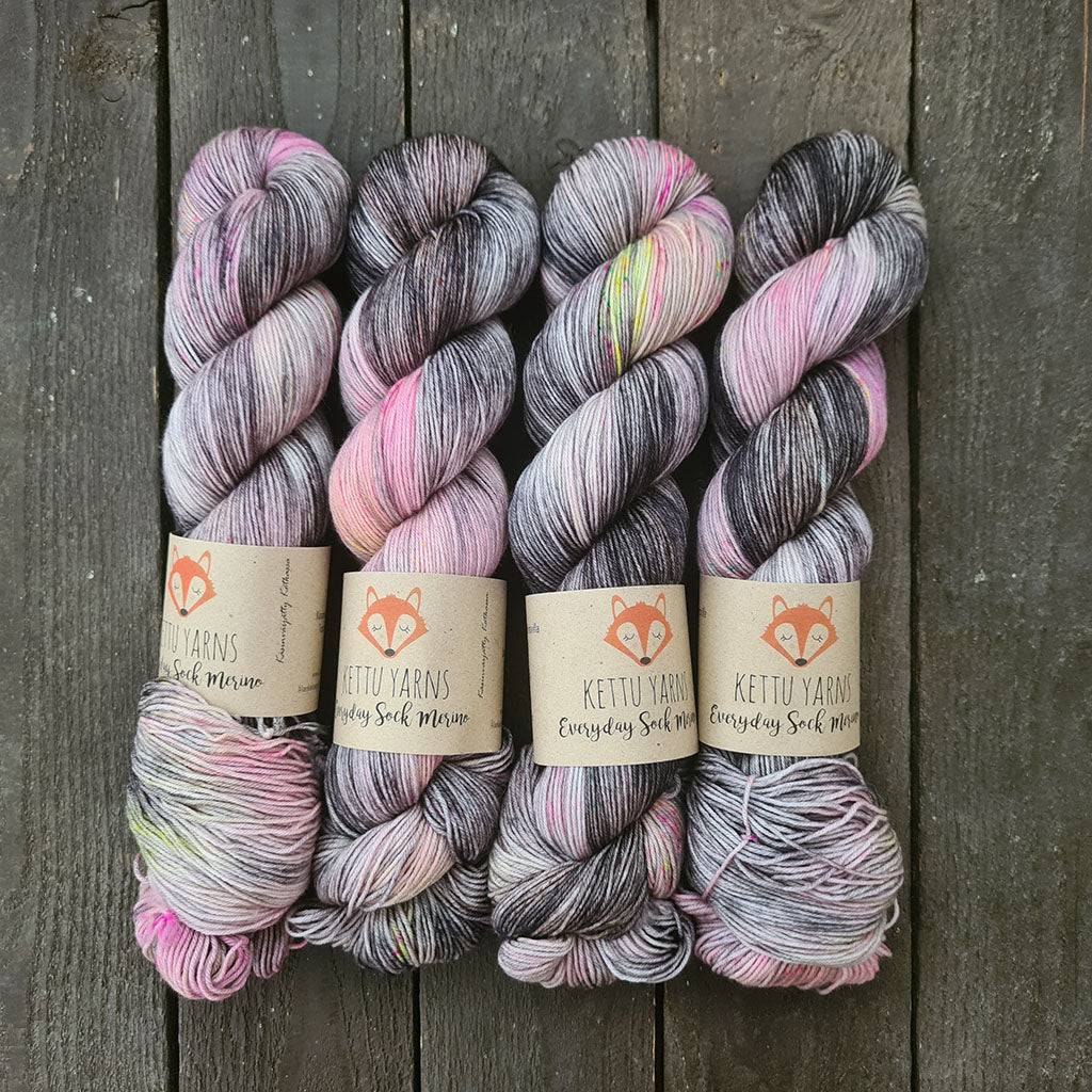 Kettu Yarns - Everyday Sock Merino - Lucky Skein #359 - 100 g