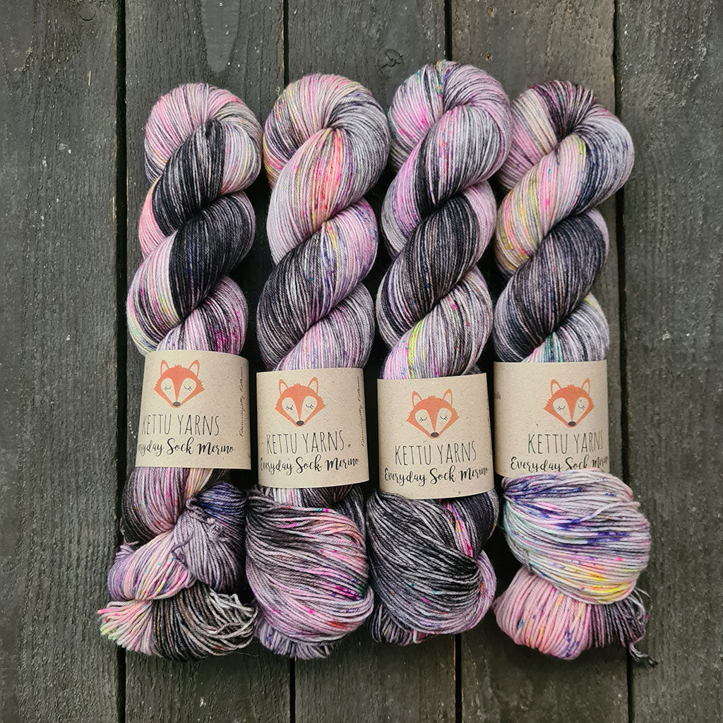 Kettu Yarns - Everyday Sock Merino - Lucky Skein #361 - 100 g