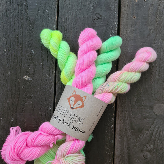 Kettu Yarns No Surprise Mini Club - Everyday Sock Merino setti - July - 80 g