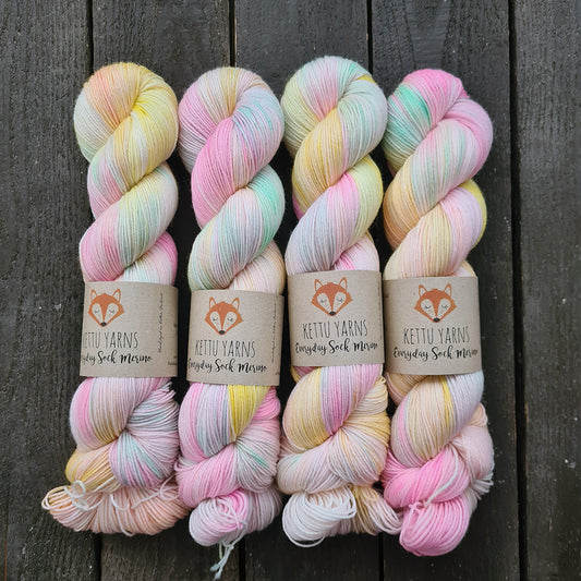 Kettu Yarns - Everyday Sock Merino - Spring Unicorn - 100 g