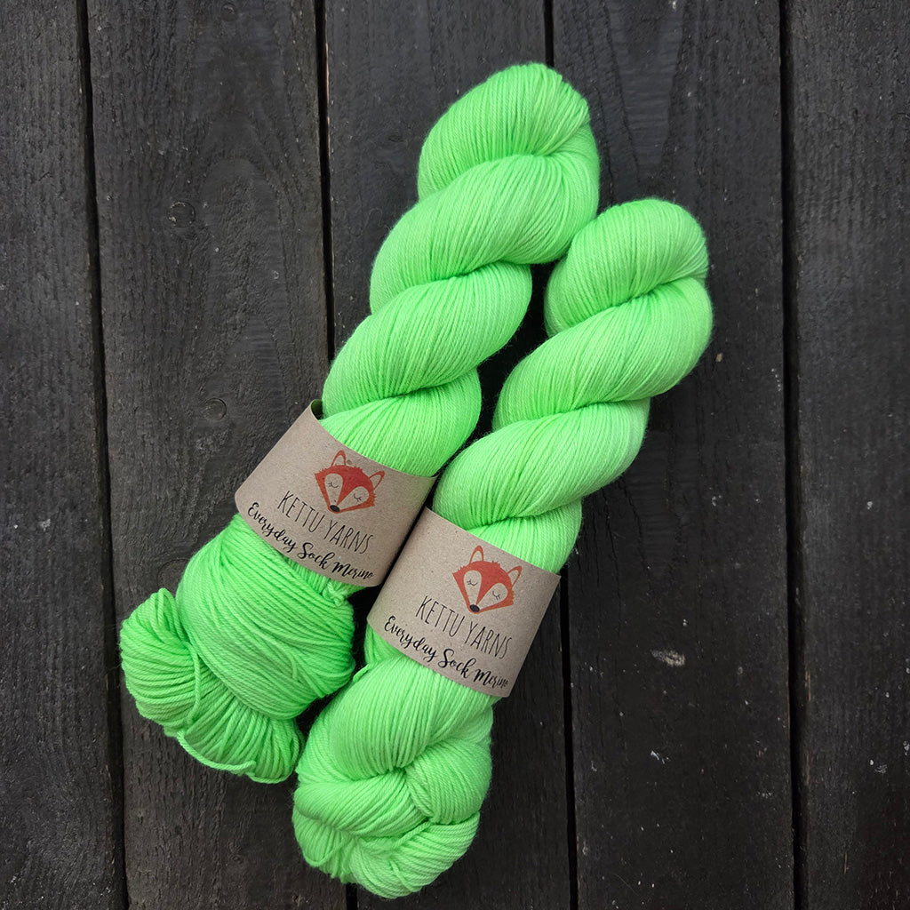 Kettu Yarns - Everyday Sock Merino - Sour Apple - 100 g