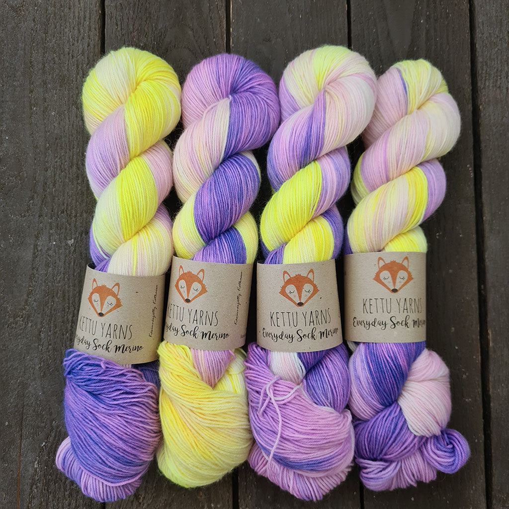 Kettu Yarns - Everyday Sock Merino - Summer Solstice - 100 g