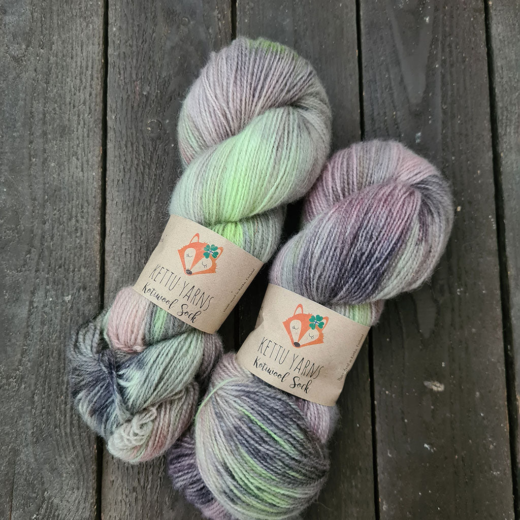 Kettu Yarns - Kotiwool Sock - Värileikki 2 - 100 g