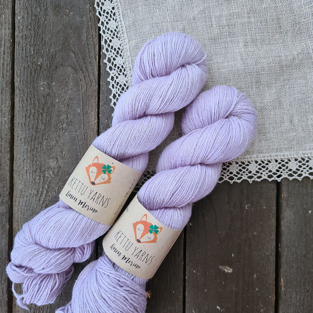 Kettu Yarns - Linen Merino - Lavender Tea - 100 g