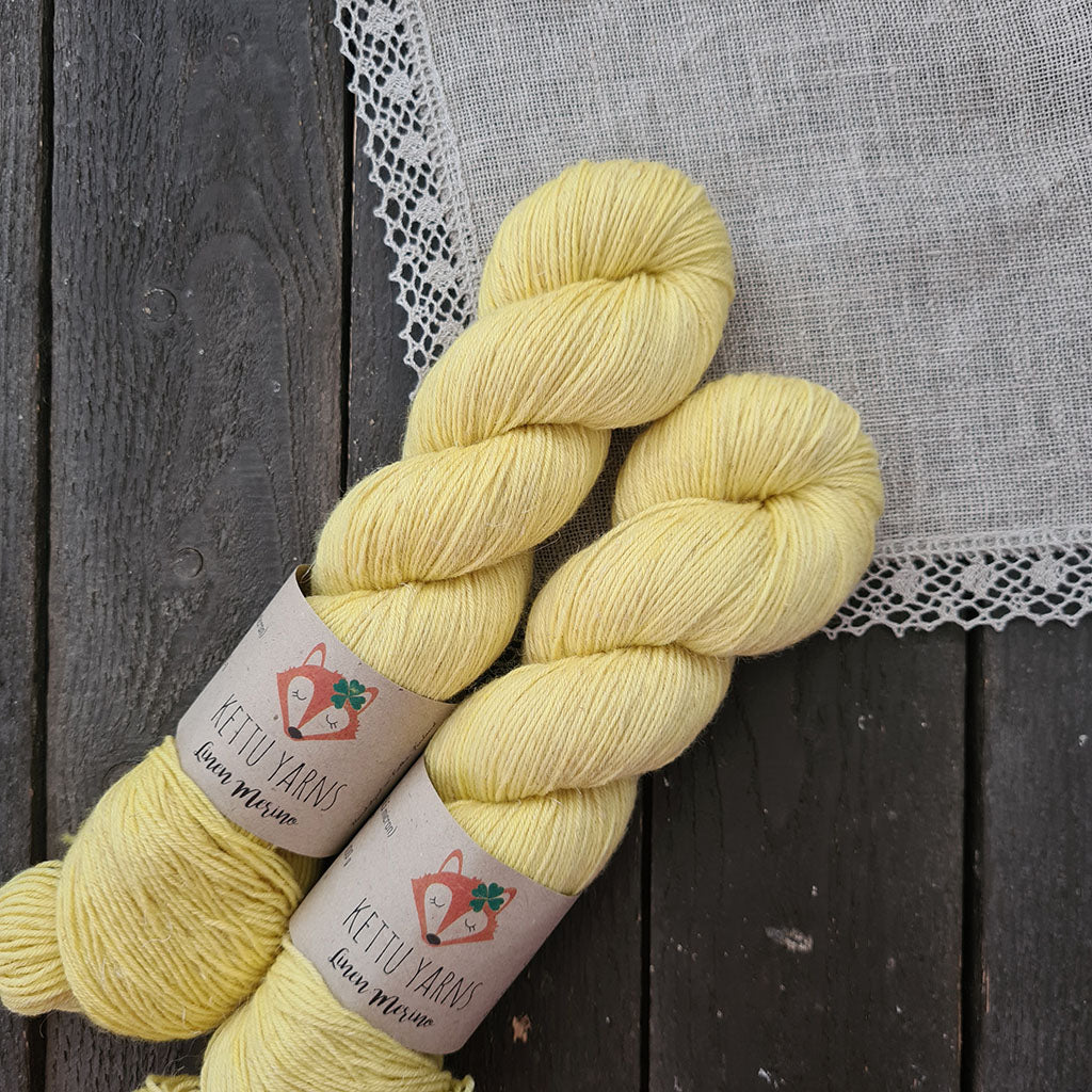 Kettu Yarns - Linen Merino - Lemon Fizz - 100 g