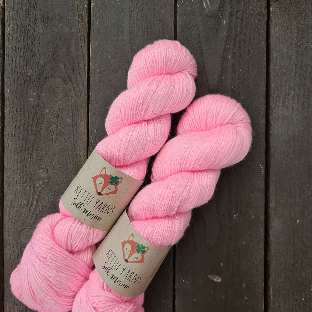 Kettu Yarns - Silk Merino - Frozen Watermelon - 100 g