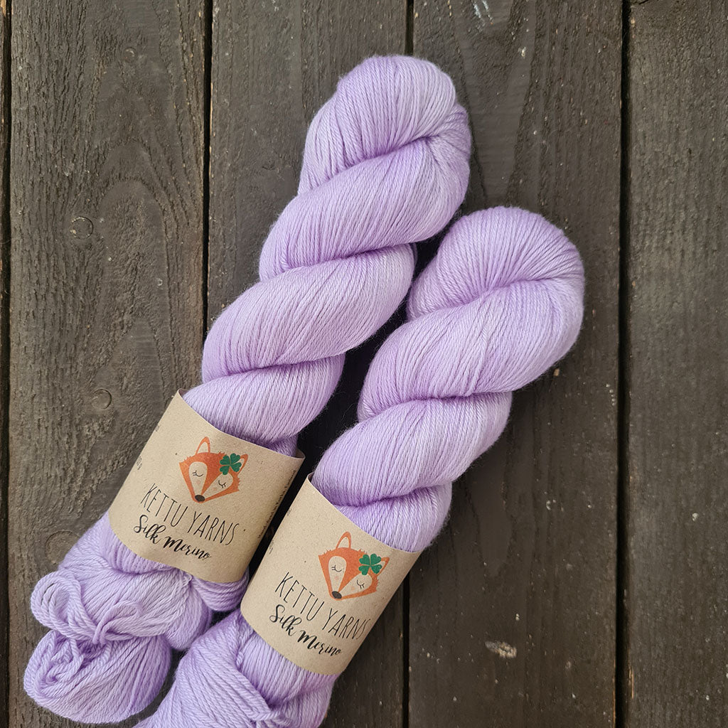 Kettu Yarns - Silk Merino - Lavender Tea - 100 g