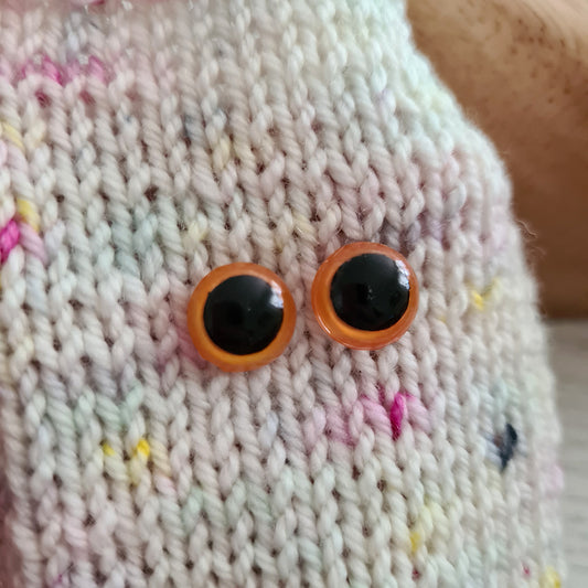 Safety eyes - Orange 12 mm