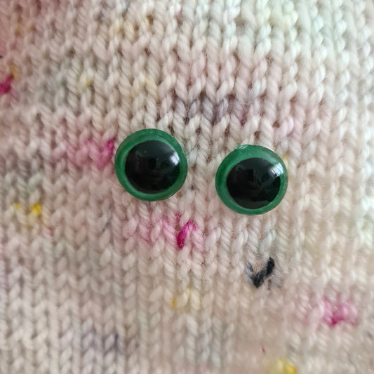 Safety eyes - green 12 mm