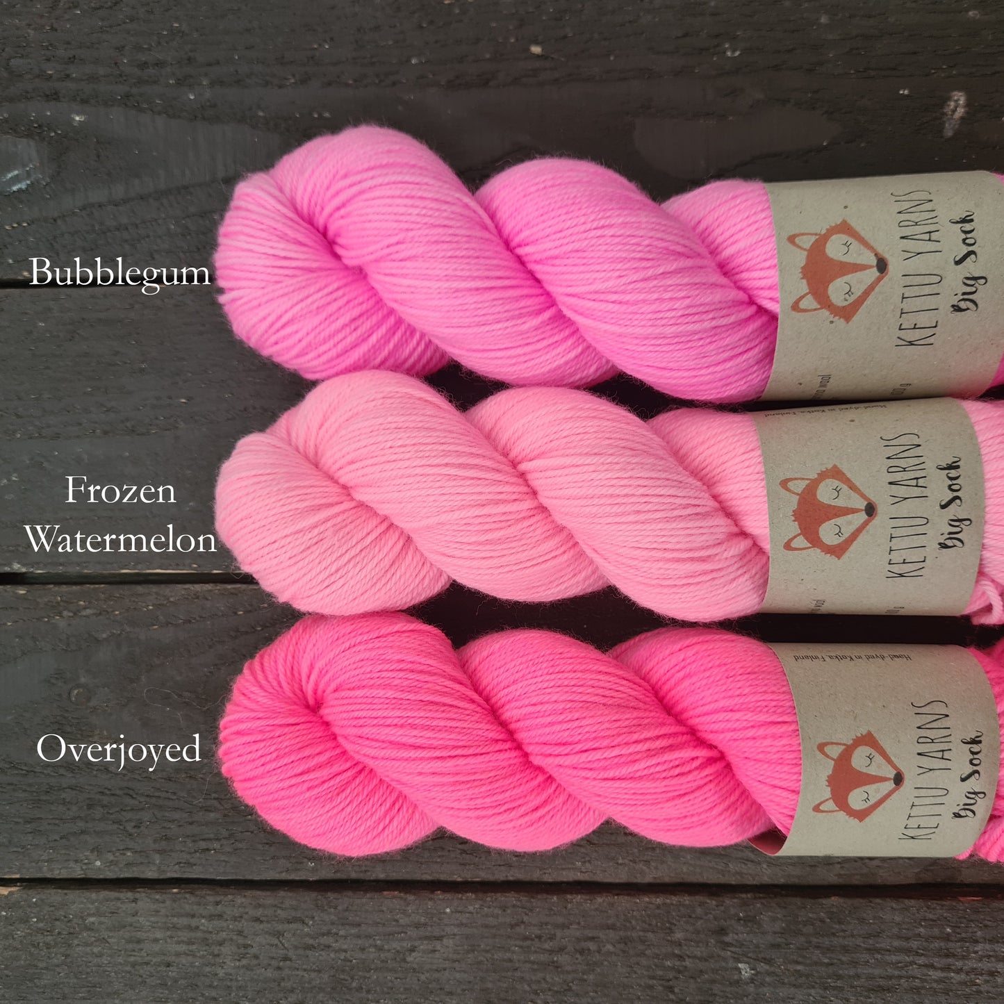 Kettu Yarns - Big Sock - Bubblegum - 100 g