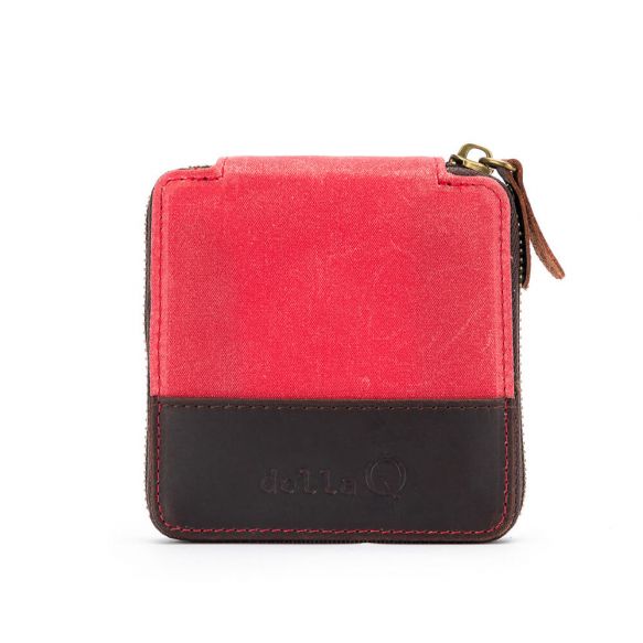 della Q Canvas Mini Zip Square tarvikekotelo