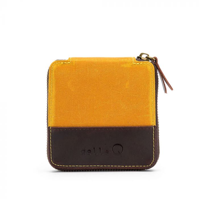 della Q Canvas Mini Zip Square tarvikekotelo