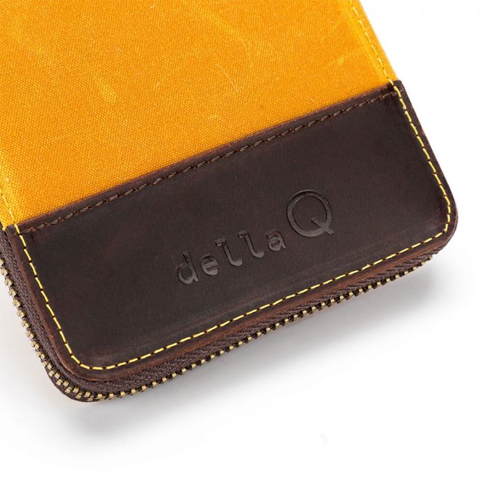 della Q Canvas Mini Zip Square tarvikekotelo