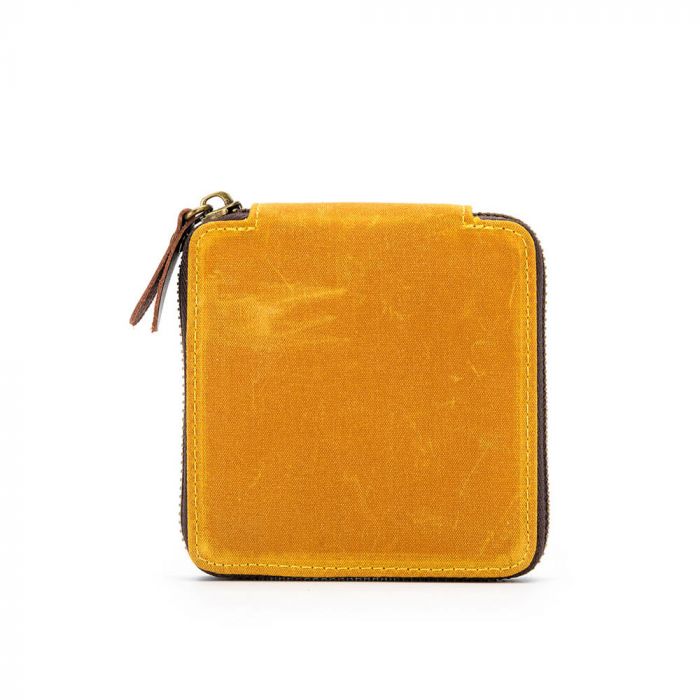della Q Canvas Mini Zip Square tarvikekotelo