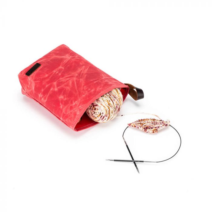 della Q Canvas Knit Sack projektipussisetti