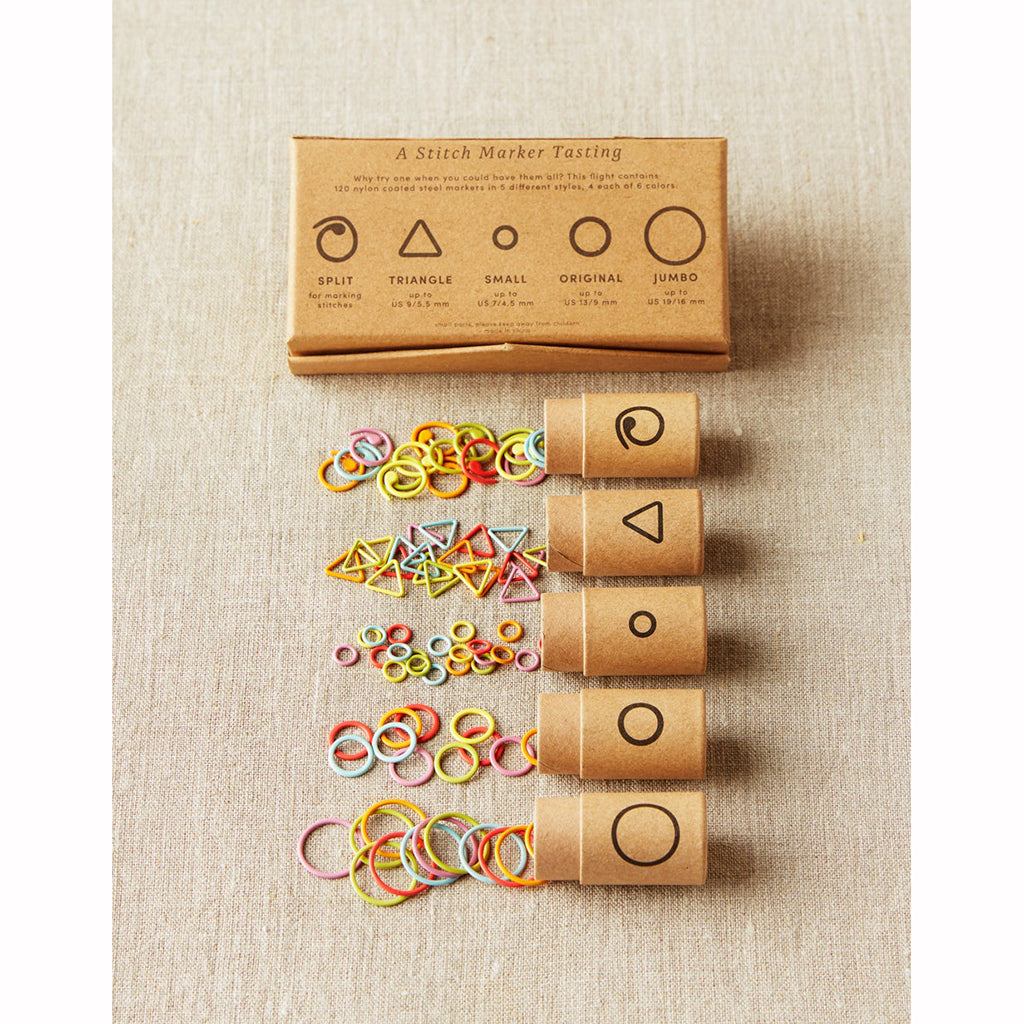 Cocoknits Flight of Stitch Markers silmukkamerkkisetti