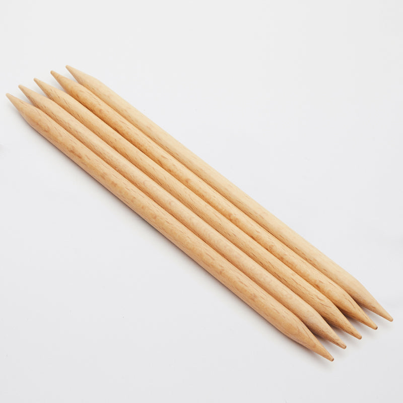 KnitPro Basix Birch 20 cm sukkapuikot
