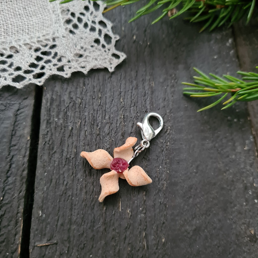 Christmas Star - handmade stitch marker