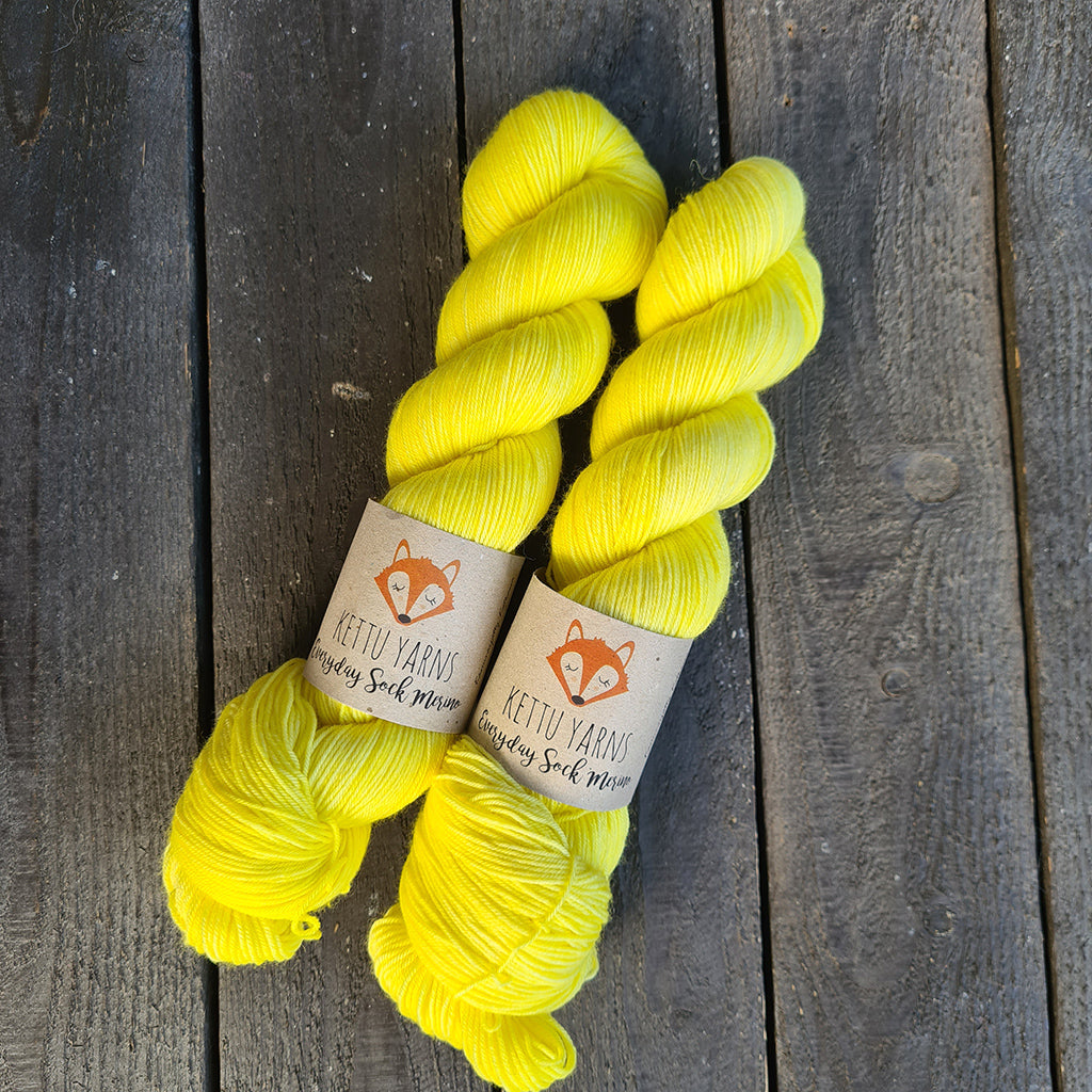 Kettu Yarns - Everyday Sock Merino - Lemon Fizz - 100 g