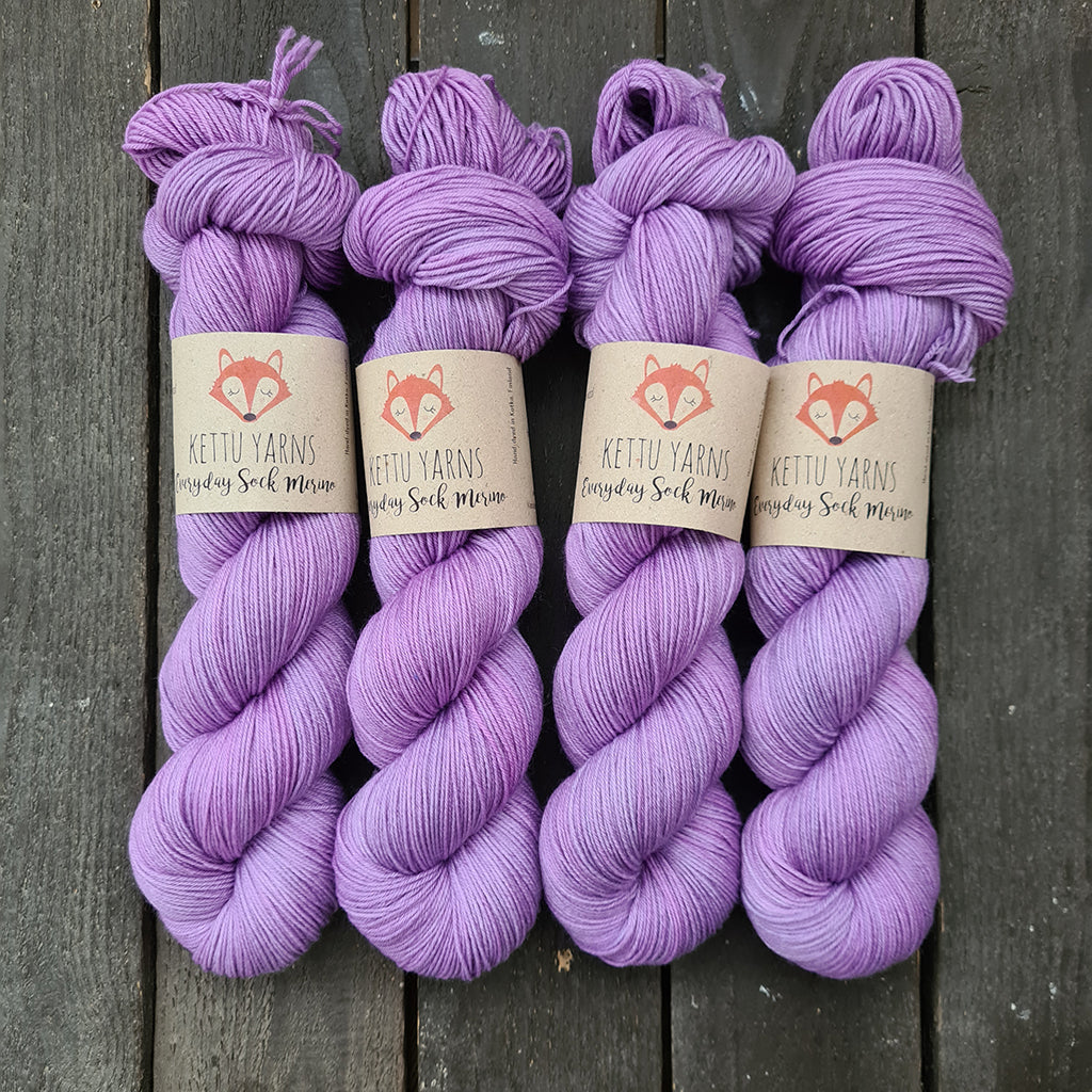 Kettu Yarns - Everyday Sock Merino - Lilacs in Bloom - 100 g